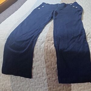 Sailor style jeans, dark blue, size 6P